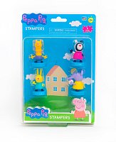 Peppa Pig: 4 figurky s razítkem - blister (2. jakost)
