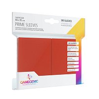 Gamegenic: 66x91mm Prime Sleeves Red (100)
