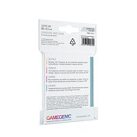 Gamegenic: 66x91 mm PRIME Standard Card Sleeves Clear (50)