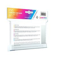 Gamegenic: 66x91 mm MATTE Standard Card Game Sleeve Clear (200)