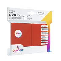 Gamegenic: 66x91mm Matte Prime Sleeves Red (100)
