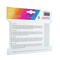 Gamegenic: 66x91mm Matte Prime Sleeves White (100)