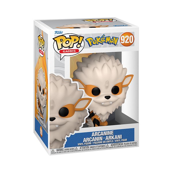 Funko POP Games: Pokemon - Arcanine (EMEA)