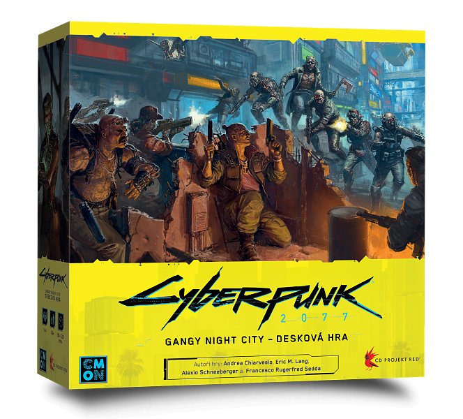 CYBERPUNK 2077: Gangy Night City - Desková hra (2. jakost)