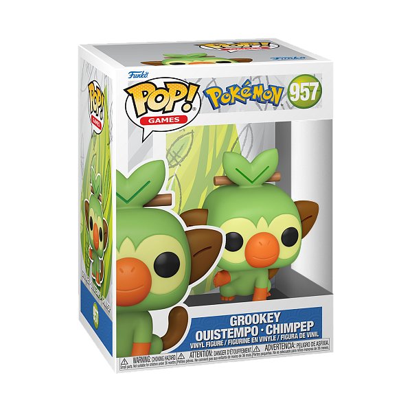 Funko POP Games: Pokemon S14 - Grookey (EMEA)