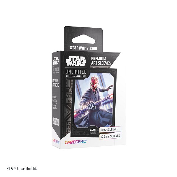 Gamegenic SWU: 60 Premium Art Sleeves - Darth Maul