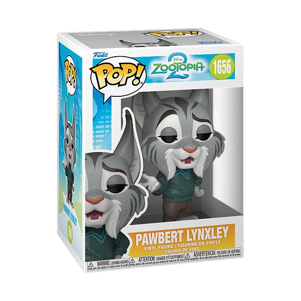 Funko POP Disney: Zootopia 2 - Pawbert Lynxley (2. jakost)