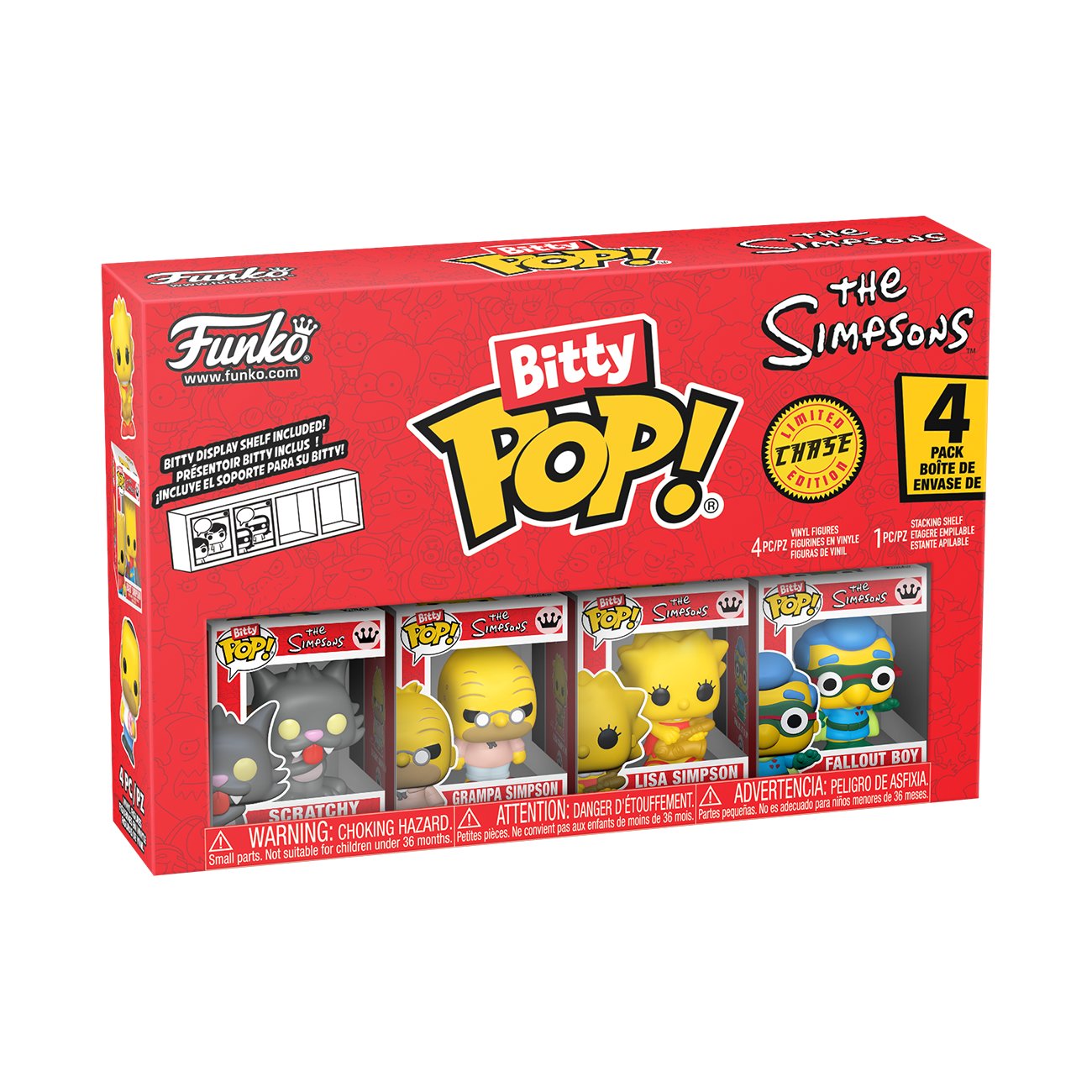 Funko Bitty POP: Simpsons- Scratchy 4pk
