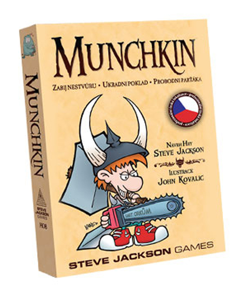 Česká krabice základní karetní hry Munchkin
